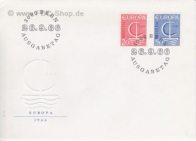 Ersttagsbrief Schweiz Mi-Nr: 831-832, Europa