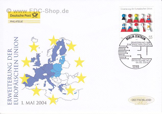 Ersttagsbrief BUND Mi-Nr: 2400, Erweiterung der Europäischen Union