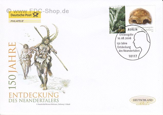Ersttagsbrief BUND Mi-Nr: 2553, Archäologie in Deutschland