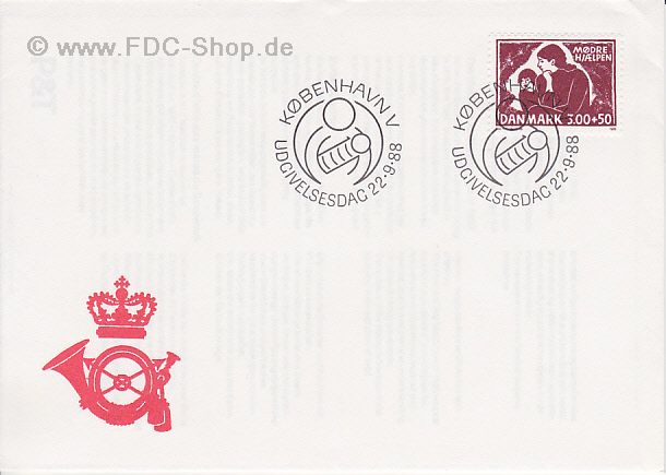 Ersttagsbrief Dänemark Mi-Nr: 929, Mütterfürsorge