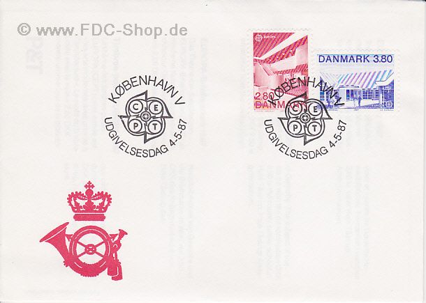 Ersttagsbrief Dänemark Mi-Nr: 895-896, Europa; Moderne Architektur
