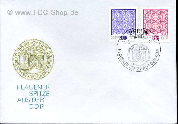 Ersttagsbrief DDR Mi-Nr: 1963+1966, Plauener Spitze
