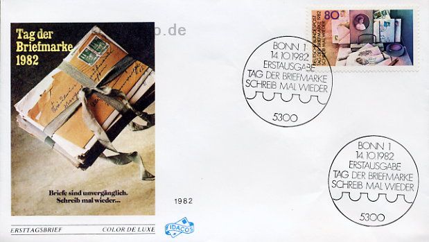 Ersttagsbrief BUND Mi-Nr: 1154, Tag der Briefmarke