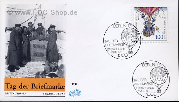 Ersttagsbrief BUND Mi-Nr: 1638, Tag der Briefmarke