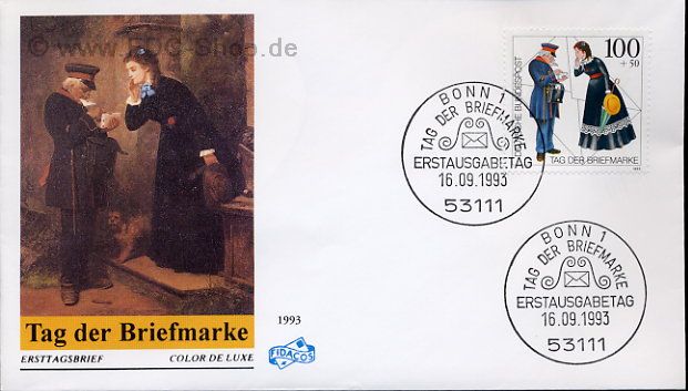 Ersttagsbrief BUND Mi-Nr: 1692, Tag der Briefmarke