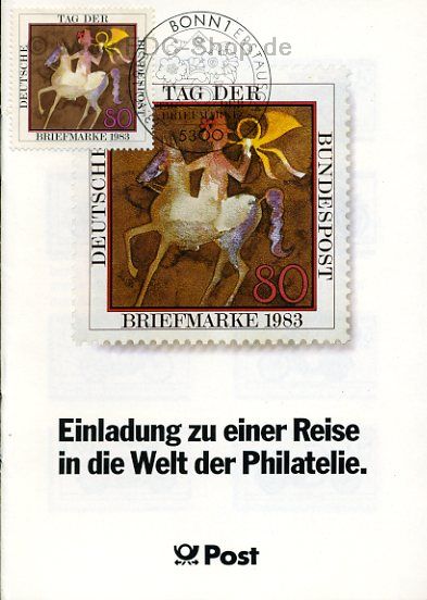 Werbeheftchen Post BUND Mi-Nr: 1192, Tag der Briefmarke
