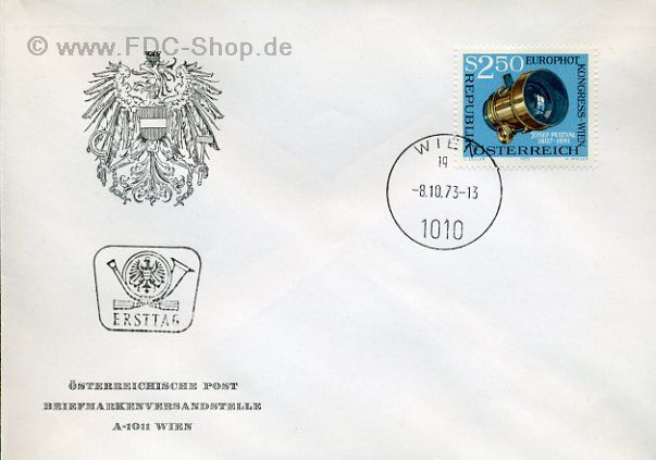 Ersttagsbrief Österreich Mi-Nr: 1428, Europhotkongreß, Wien
