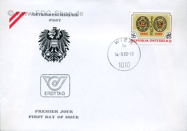 Ersttagsbrief Österreich Mi-Nr: 1634, 100 Jahre Österreichisches Rotes Kreuz