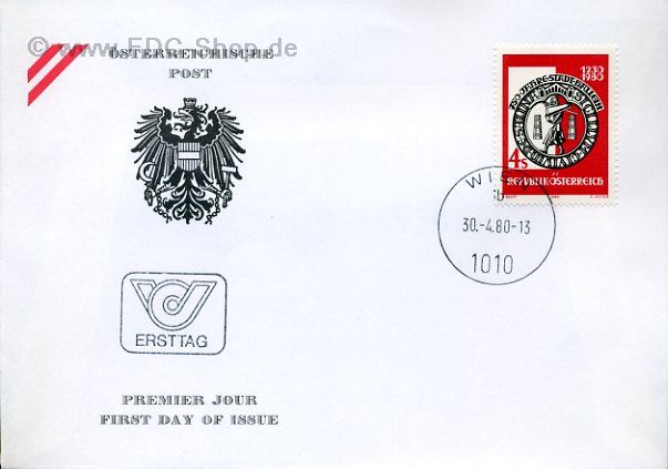 Ersttagsbrief Österreich Mi-Nr: 1637, 750 Jahre Stadt Hallein