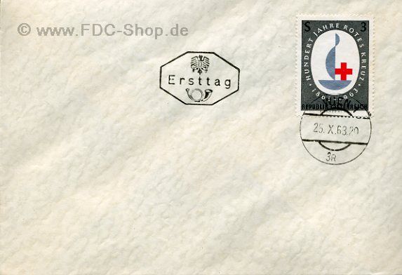 Ersttagsbrief Österreich Mi-Nr: 1135, 100 Jahre Internationales Rotes Kreuz