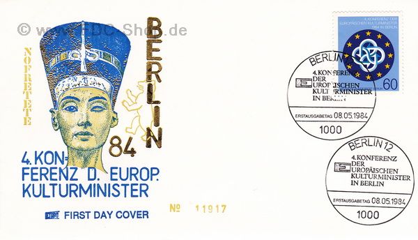 Ersttagsbrief BERLIN Mi-Nr: 721, Konferenz der Europäischen Kulturminister, Berlin