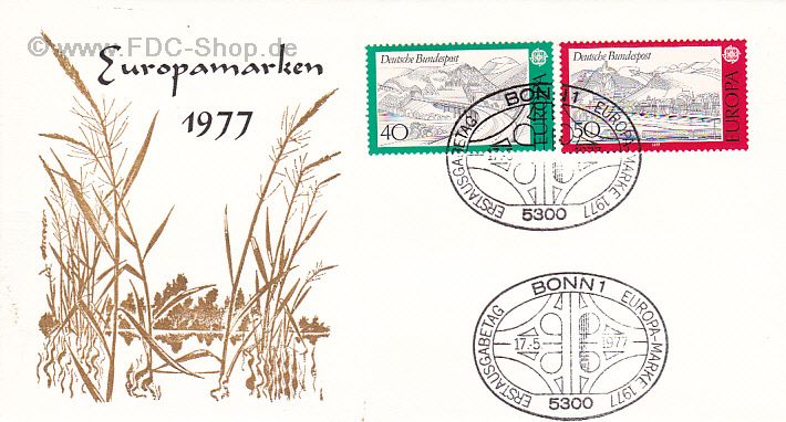 Ersttagsbrief BUND Mi-Nr: 934-935, Europa: Landschaften