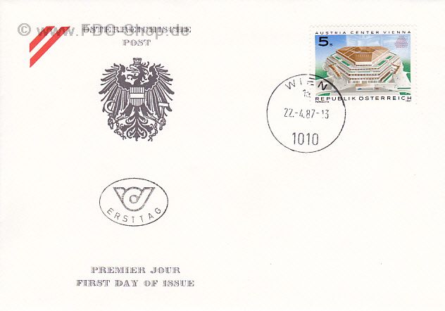 Ersttagsbrief Österreich Mi-Nr: 1878, Eröffnung des "Austria Center Vienna"