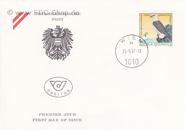Ersttagsbrief Österreich Mi-Nr: 1901, Naturschutz; 25 Jahre Alpenzoo, Innsbruck