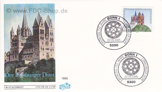 Ersttagsbrief BUND Mi-Nr: 1250, 750 Jahre Limburger Dom
