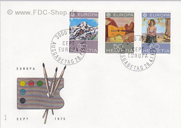 Ersttagsbrief Schweiz Mi-Nr: 1050-1052, Europa