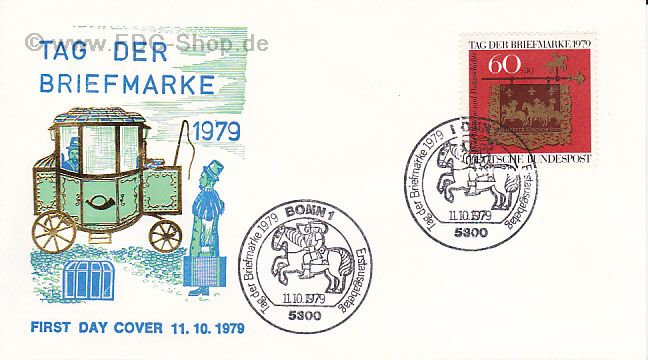 Ersttagsbrief BUND Mi-Nr: 1023, Tag der Briefmarke 1979