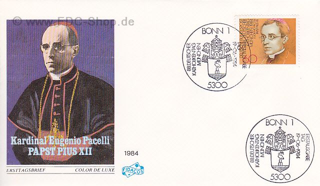Ersttagsbrief BUND Mi-Nr: 1220, Deutscher Katholikentag, München