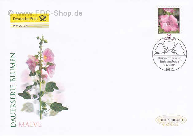 Ersttagsbrief BUND Mi-Nr: 2464, Freimarke: Blumen; Bechermalve