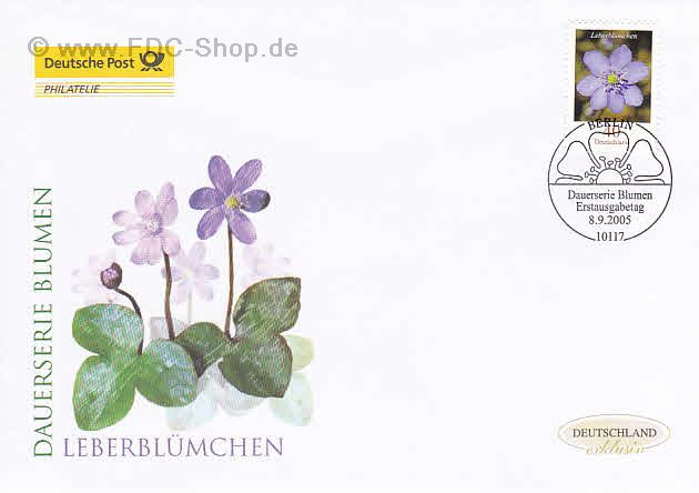 Ersttagsbrief BUND Mi-Nr: 2485, Freimarke: Blumen; Leberblümchen