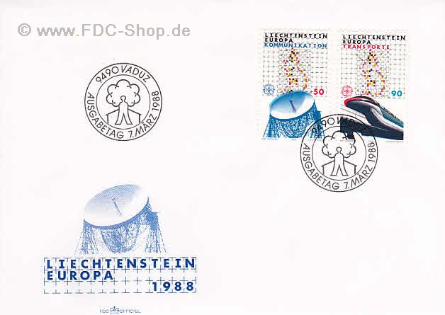 Ersttagsbrief Liechtenstein Mi-Nr: 937-938, Europa