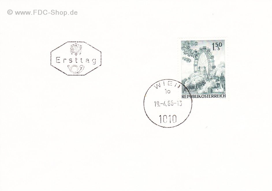 Ersttagsbrief Österreich Mi-Nr: 1204, 200 Jahre Wiener Prater