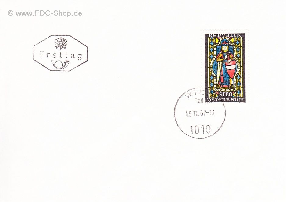 Ersttagsbrief Österreich Mi-Nr: 1252, Markgraf Leopold der Heilige