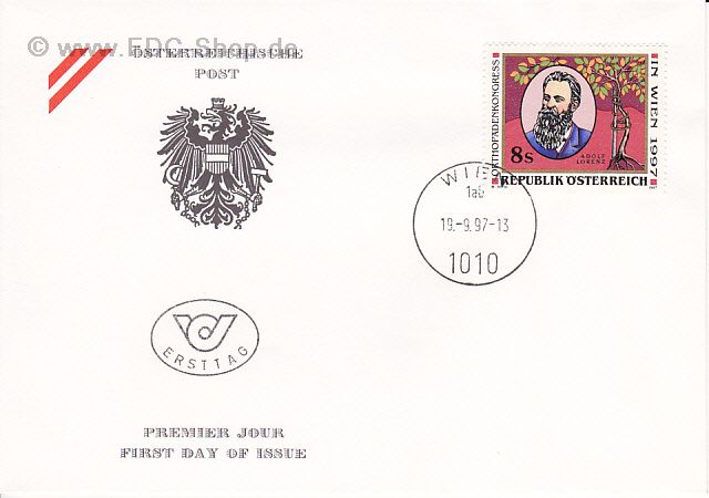 Ersttagsbrief Österreich Mi-Nr: 2229, Orthopädenkongress, Wien