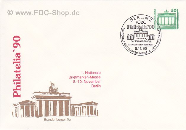Ganzsache Brief DDR Mi-Nr: 3346, Freimarken: Bauwerke und Denkäler