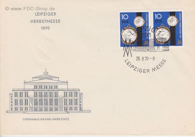Ersttagsbrief DDR Mi-Nr: 1601, Leipziger Herbstmesse
