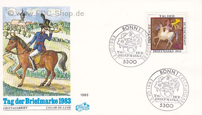 Ersttagsbrief BUND Mi-Nr: 1192, Tag der Briefmarke 1983
