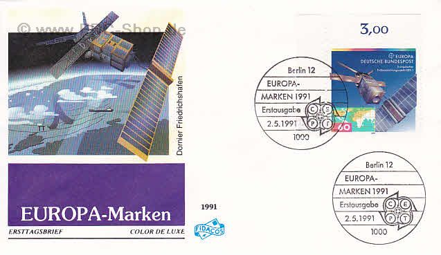 Ersttagsbrief BUND Mi-Nr: 1526, Europa: Europäische Raumfahrt (SS Berlin)