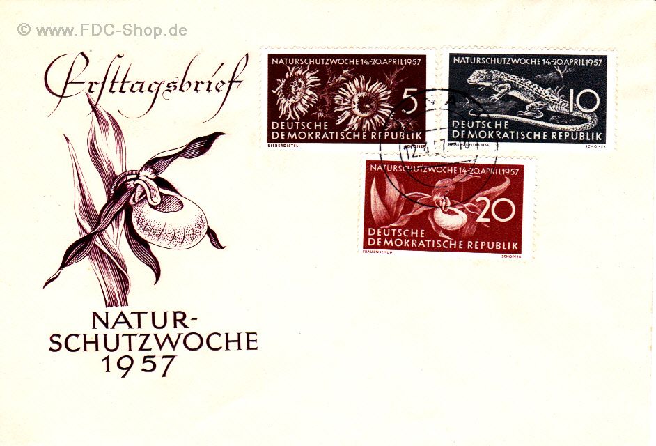 Ersttagsbrief DDR Mi-Nr: 561-563, Naturschutzwoche Ersttagsbrief DDR Mi-Nr: 561-563, Naturschutzwoche